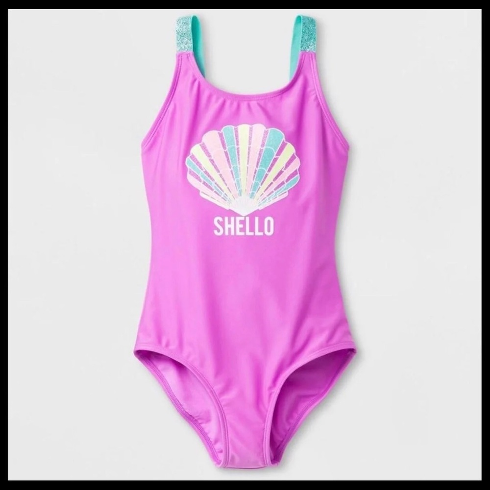 NWT Girls Bathing Suit Sz 6